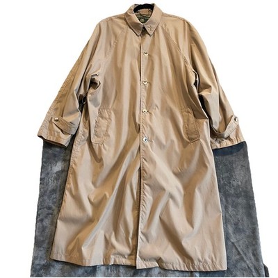 Vintage Men s Orvis Size Tan Trench Coat Size Medium 