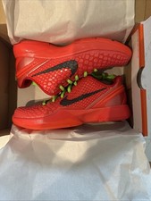 Nike GS Kobe 6 Protro "REVERSE GRINCH" 2023 - Size 5Y - fv9676 600 14593-4 