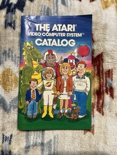 The Atari Video Computer System Catalog 1980 6.5" x 4" Ad Pamphlet