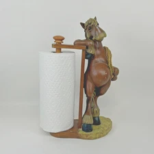 Montana Silversmiths Elmer the Horse Paper Towel Holder Western Kitchen Decor