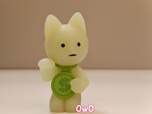 Smiski Work Series Secret Hidden Figure Lucky Cat Maneki Neko Money Wealth Rare