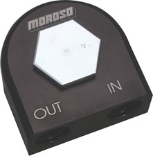Moroso For Chevrolet Big Blocksmall Block Remote Oil Filter Adapter - 90 Degree