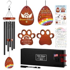 Dog Memorial Gifts Wind Chimes Sympathy Gifts for Dogs, Wind 26 IN Pet Memorial