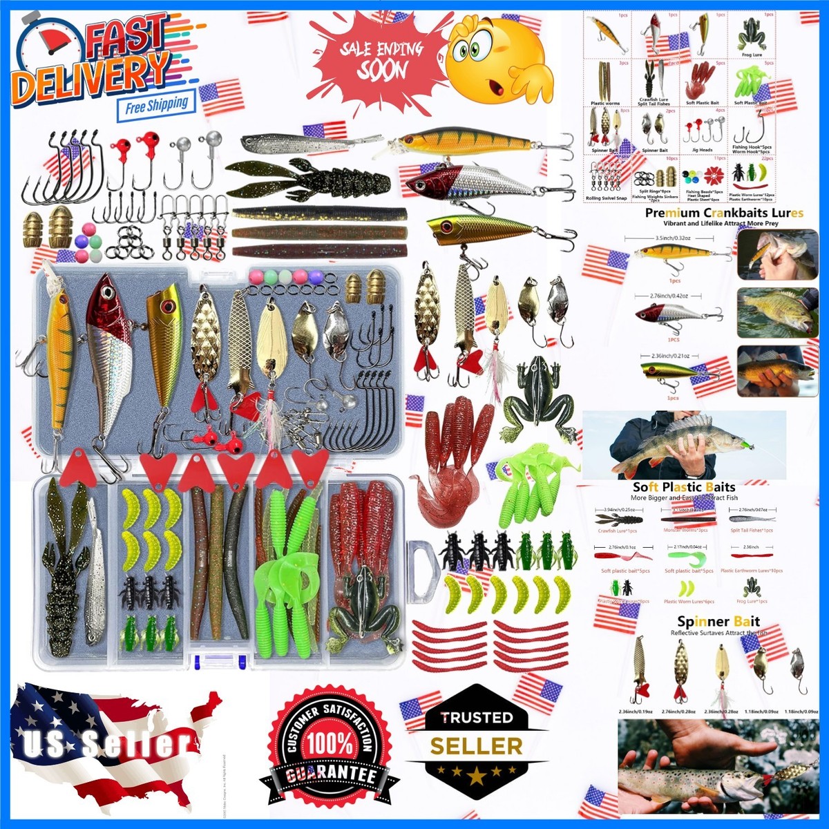 dalton special vintage fishing lure Alan's Custom Lures Bully Color:Pike Holo friction Rebel Bumble Bug-Bumble Bee