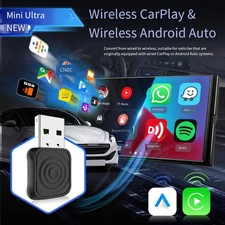 MiniUSB AutoWireless CarPlay Adapter For Apple Android Wireless Dongle Plug＆Play