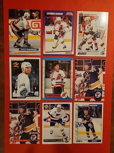 BELLE CARTE Brendan Shanahan 🏒 LOT New Jersey Devils & St Louis Blues & Whalers - Photo 2 sur 3