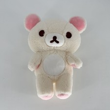 San-X Korilakkuma Rilakkuma Plush 15  Cream Pink Bear Original Japan