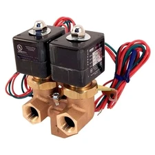 Milnor, 96P016A71, Duo Water Solenoid Valve, 1/2", 240V, Hays Electroflo