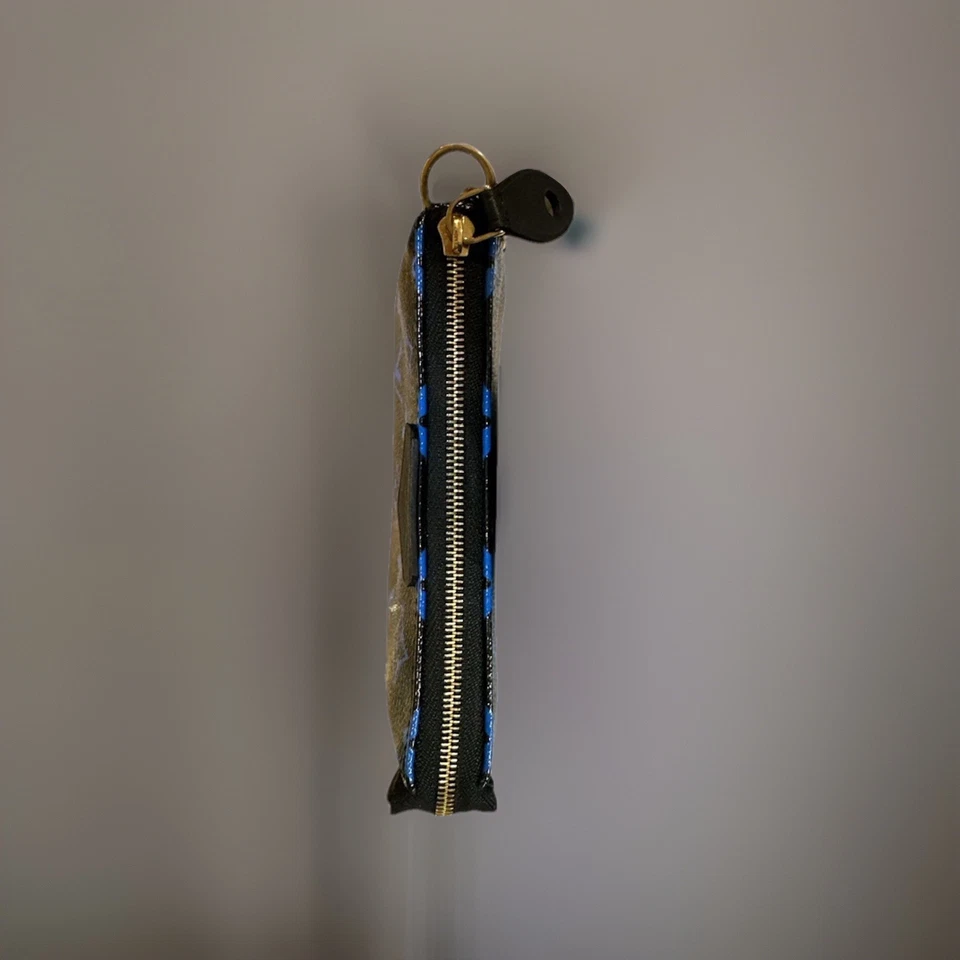 Louis Vuitton Pochette Accesorios Mini Azul Monograma-raro Foto 3 de 4