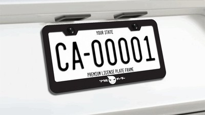 Soul Eater Skull License Plate Frame | Reflective White | Street Racing | Head