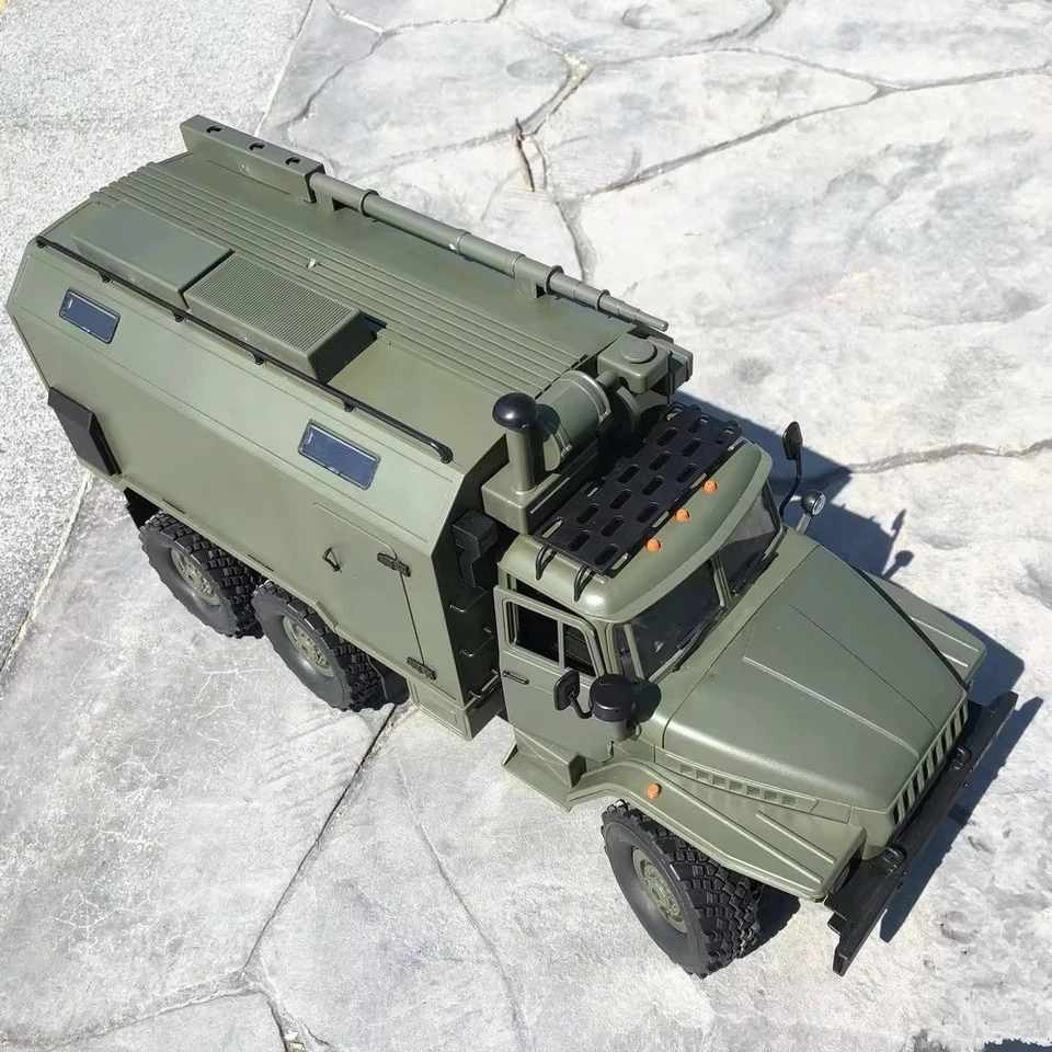 B36 Verde RC Control Ural Militar Camión Coche con Control Remoto Foto 4 de 4