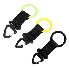 Diving Mouthpiece Holder Octopus Retainers Clip with Webbing  Clip Hook