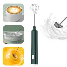 Electric Coffee Mixer - Handheld Milk Frother for Latte & Cappuccino - 3 Speeds