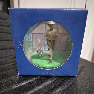 FIGURINE SCENE TINTIN EXPLORATEUR TRES BON ETAT - A COLLECTIONNER - Photo 1/3