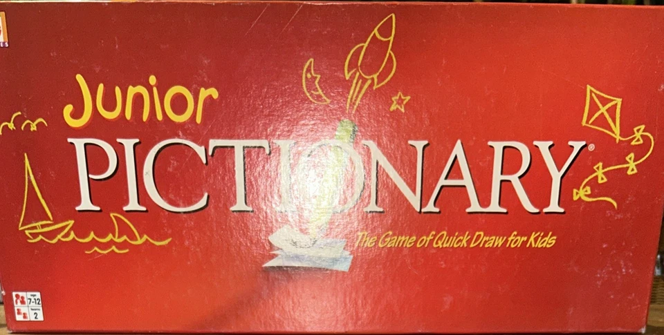 Junior Pictionary The Game of Quick Draw for Children Kids Drawing - Mattel/2002 - Image 2 of 4