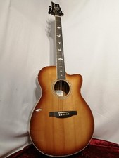 [PRS] A40ETS Gebrauchter Fichtenkorpus Mahagoni Hals Ebenholz Griffbrett Natu...