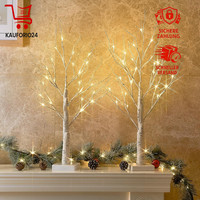 Lichterbaum 2Er Set Dekozweige 24 Warmweiß Leds Batteriebetrieb 60Cm