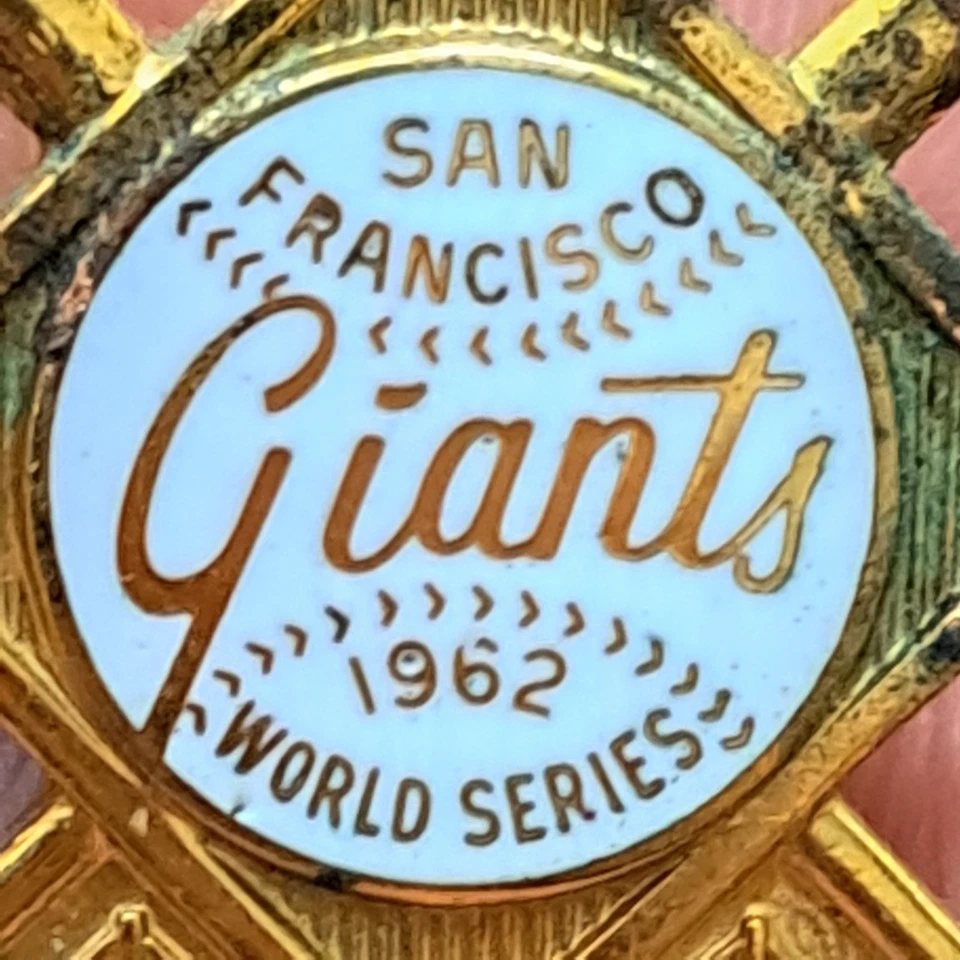 1962 San Francisco Giants World Series Press Pin - Image 2 of 4