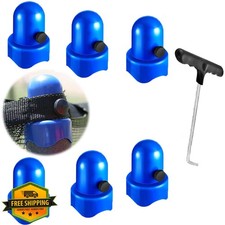Trampoline Enclosure Pole Caps Replacement 1.5" Diameter Safety Hook