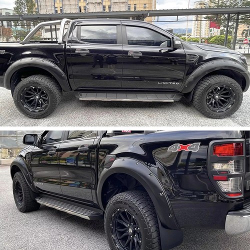 Wide Wheel Arches Extensions Body Kit Styling for Ford Ranger 2016-2021 T7 T8 - Picture 4 of 14