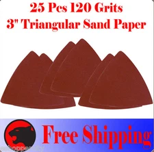 25 Sandpaper Oscillating Multi Tool For Fein Multimaster  wood work