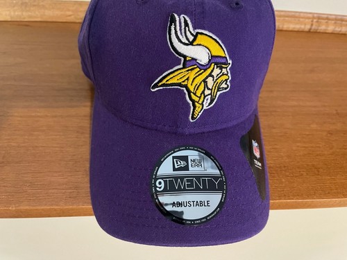 New Era 9Twenty Official NFL Minnesota Vikings Football Ballcap Hat - Adjustable - Picture 3 of 7