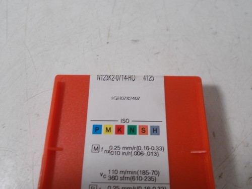 (10) NIB Sandvik Coromant N123K2-0714-RO 4125 Carbide Inserts - Picture 3 of 3