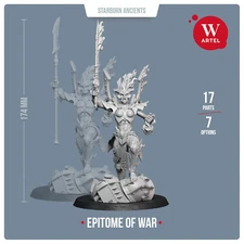 Artel W Epitome of War 28mm Wargaming and Collectible Miniature Eldar Avatar