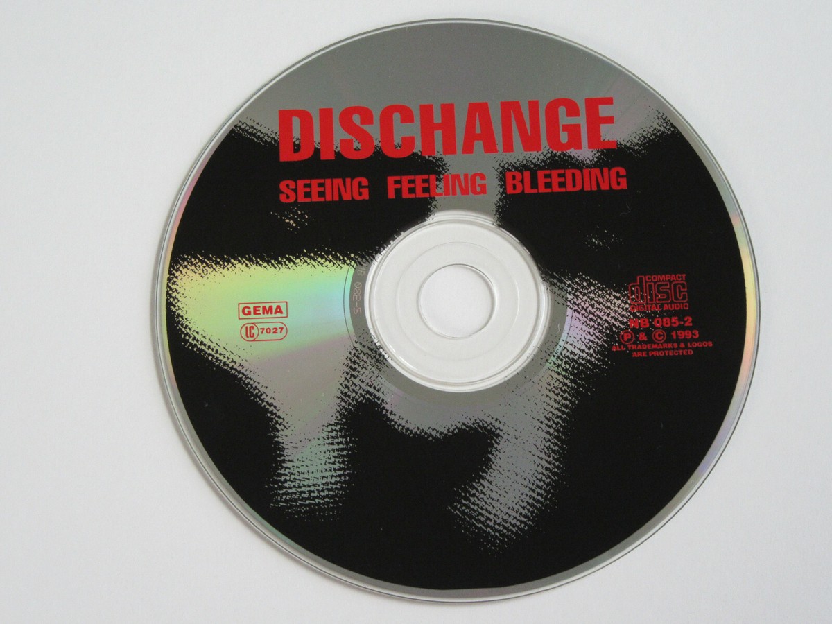 DISCHANGE Seeing Feeling Bleeding CD 1993 RARE ORIGINAL 1st 