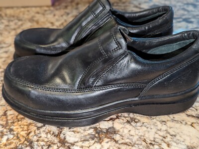 Red Wing Safety Shoes 6646 Men's Size 9.5 D Black Slip On Steel