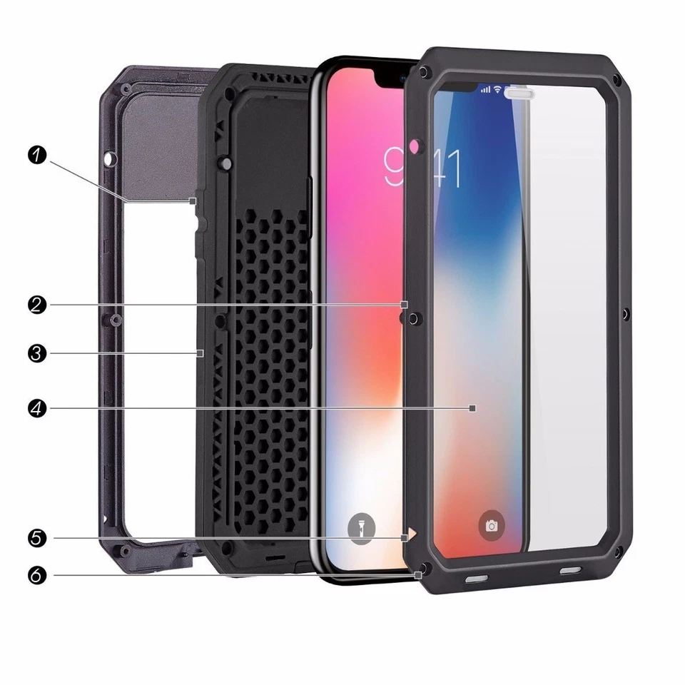 Funda de iPhone de protección extrema Lunatik TakTik OEM CON Corning Gorilla Glass Foto 4 de 4
