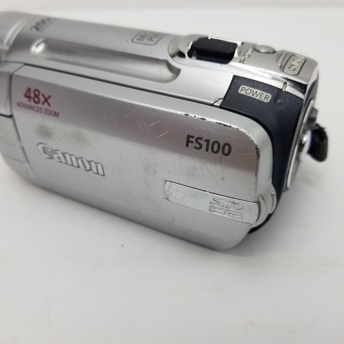 Canon FS100 Digital Video Camcorder 48x/2000x Zoom W/Box Power Cord Remote +More - Picture 12 of 22