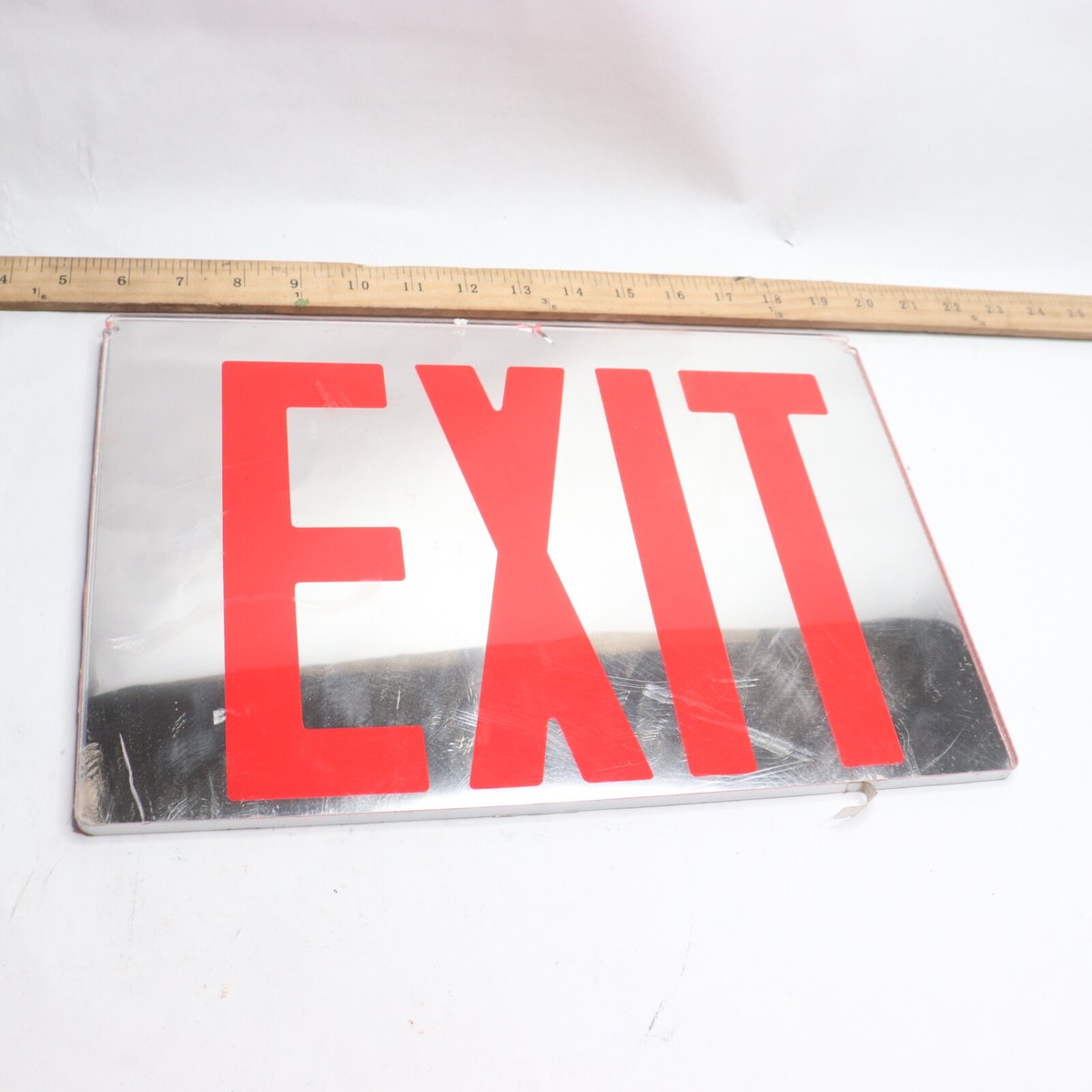 EXITサイン Exit Sign with Mirror Surface 9-1/4