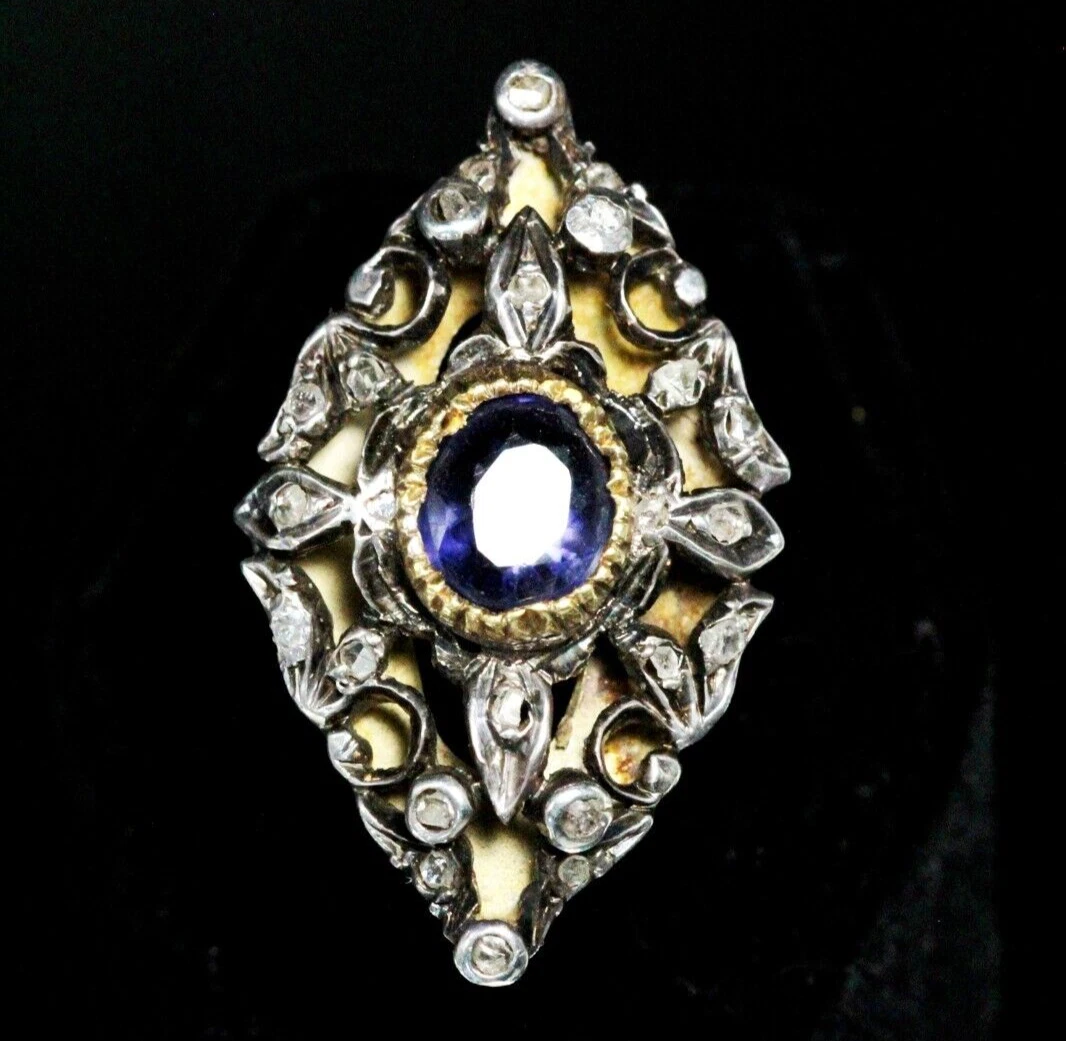 Georgian sapphire ring store