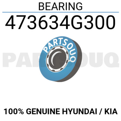 473634G300 Genuine Hyundai / KIA BEARING | eBay 