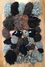 Lot Of 50 Vintage Doll Wigs Sizes From 5/6 To 14/15 All Colors-Never Used