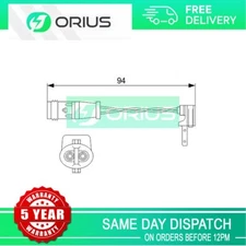 Brake Pad Wear Sensor Front Rear Orius Fits Mercedes-Benz + Other Models #2