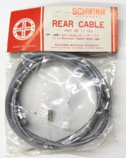 Vintage Schwinn no. 17 542  Rear Brake Cable Inner Wire + Housing & Frame  Stops
