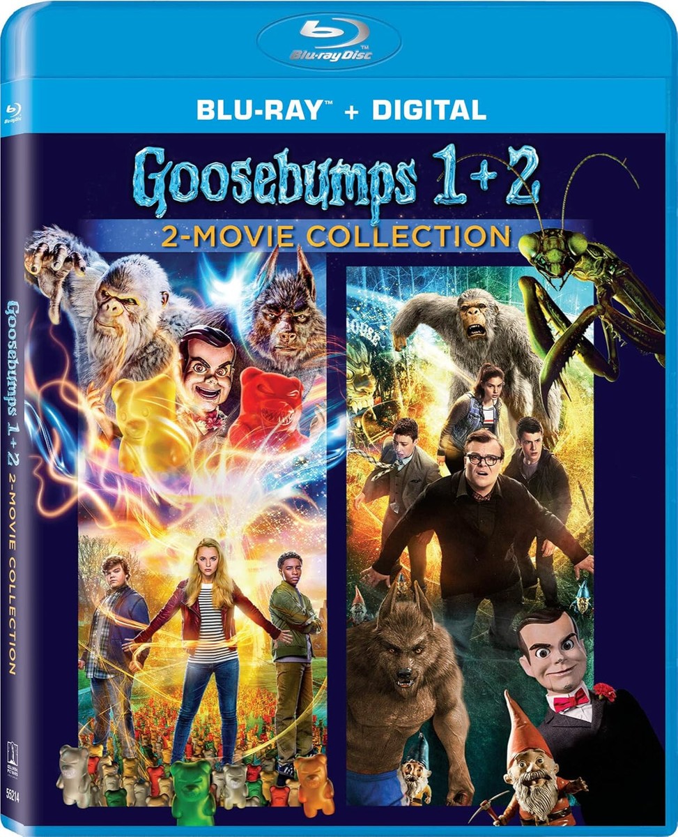 【未開封】グースバンプス 2作品 セット（DVD／Blu-ray＋DVD） GOOSEBUMPS 1 + 2: BLU RAY+ DIGITAL 2 DISC ( perfect halloween