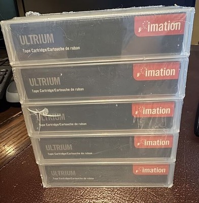 New Imation Ultrium LTO2 400GB / 200GB Tape Lot (Lot of 5)