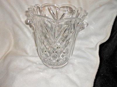 VTG champaign Lead Crystal Ice Bucket Towle brand