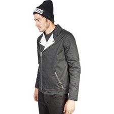 Kill City Men Black And White Moto Jacket Retails 220.00