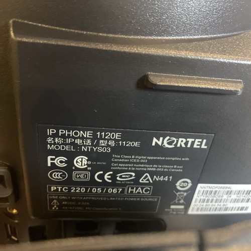 TELÉFONO DE ESCRITORIO NORTEL NETWORKS AVAYA 1120E IP PN NTYS03 - Imagen 8 de 8