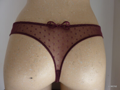 String SHOWTIME Simone Perèle - Taille FR2/EUR2 - Couleur Violine - Neuf Avec étiquettes
