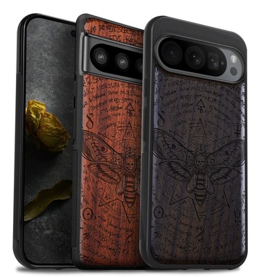 Holz-Handyhüllen für Google Pixel 9 Pro XL 8 Pro 8a 7a 7 Pro 6 Pro 6a 6 7 hülle