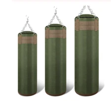 Canvas Punching Bag Boxing Equipment Martial Arts Training Sandbag Full Size Pro