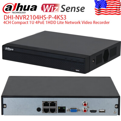 Dahua NVR2104HS-P-4KS3 12MP 20TB Perimeter Protection SMD Plus 80Mbps