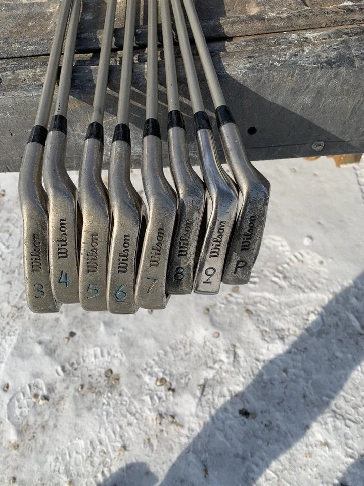 Wilson ProStaff Womens clubs 1357 woods 3-9 Irons Putter &chipper Golf Bag& cart - Image 2 of 4