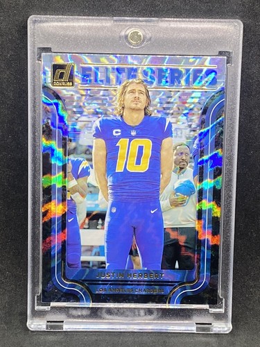 Justin Herbert #ES-11 2022 Panini Donruss The Elite Series card