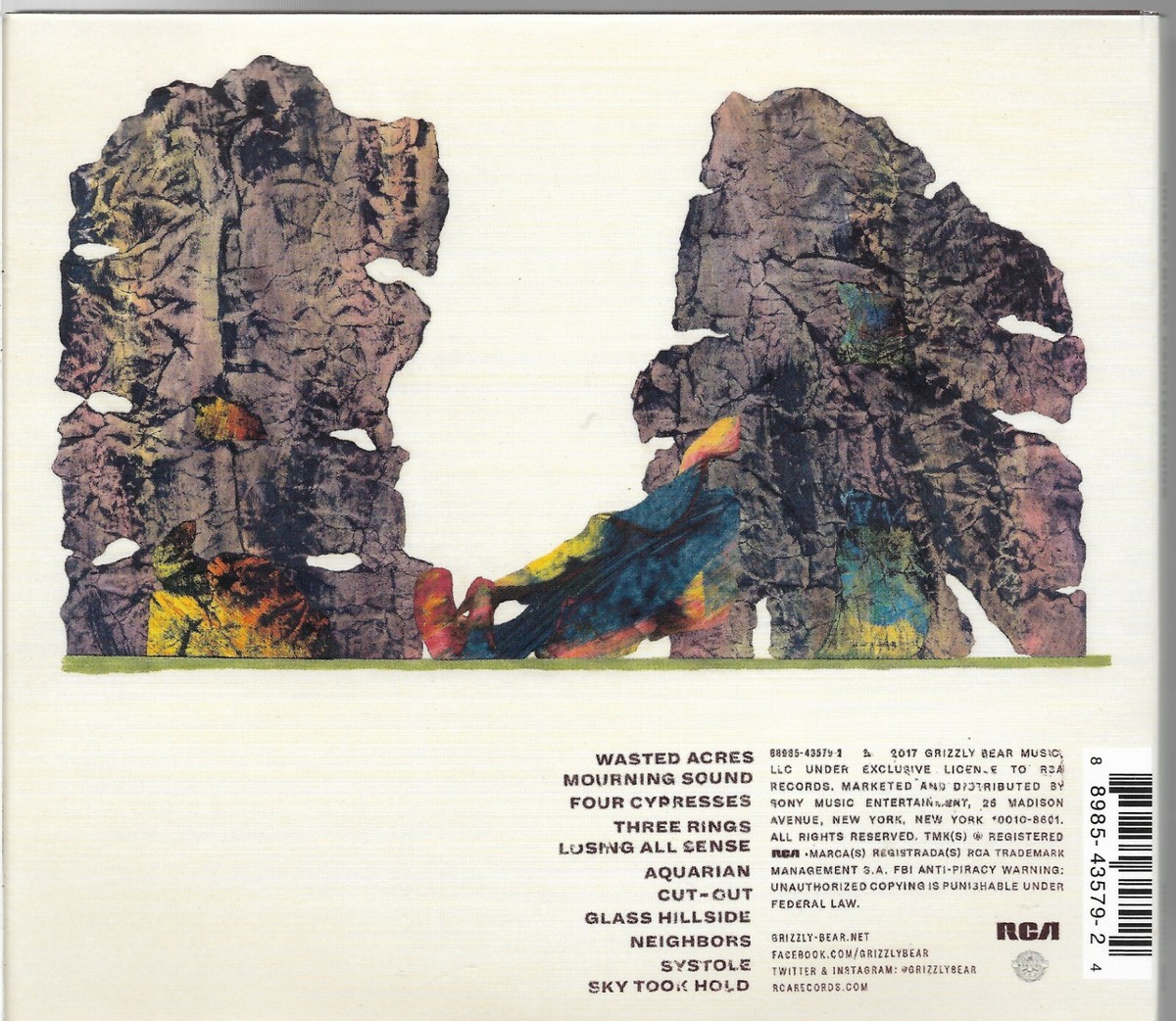 Painted Ruins * by Grizzly Bear (CD, 2017, RCA) Original